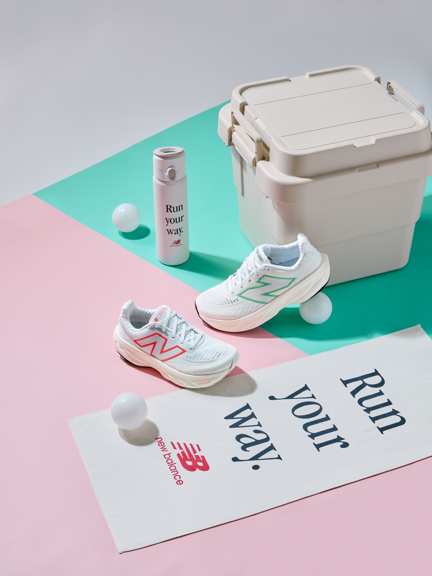 New Balance Fresh Foam X 1080v14 極致緩震科技搭配日常節奏,開啟輕鬆自信的夏日跑旅,運動男星修杰楷實力演繹,如何自在「跑出軟實力」