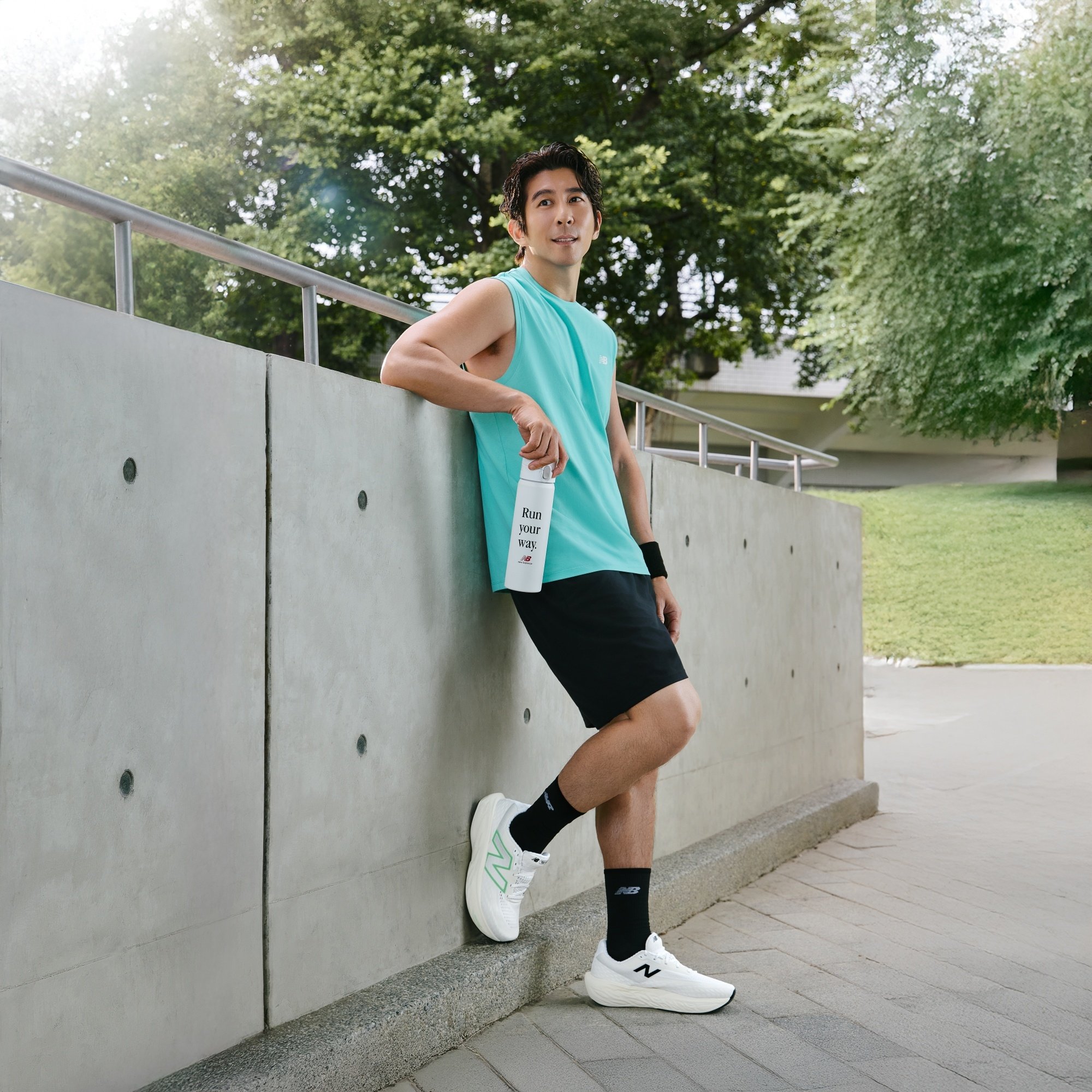 New Balance Fresh Foam X 1080v14 極致緩震科技搭配日常節奏,開啟輕鬆自信的夏日跑旅,運動男星修杰楷實力演繹,如何自在「跑出軟實力」