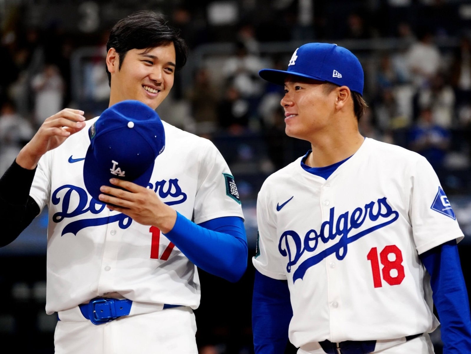 MLB／山本由伸錯過明星賽大合影，大谷翔平「畢冊式 P 圖」惡搞補放照片讓網友笑翻！