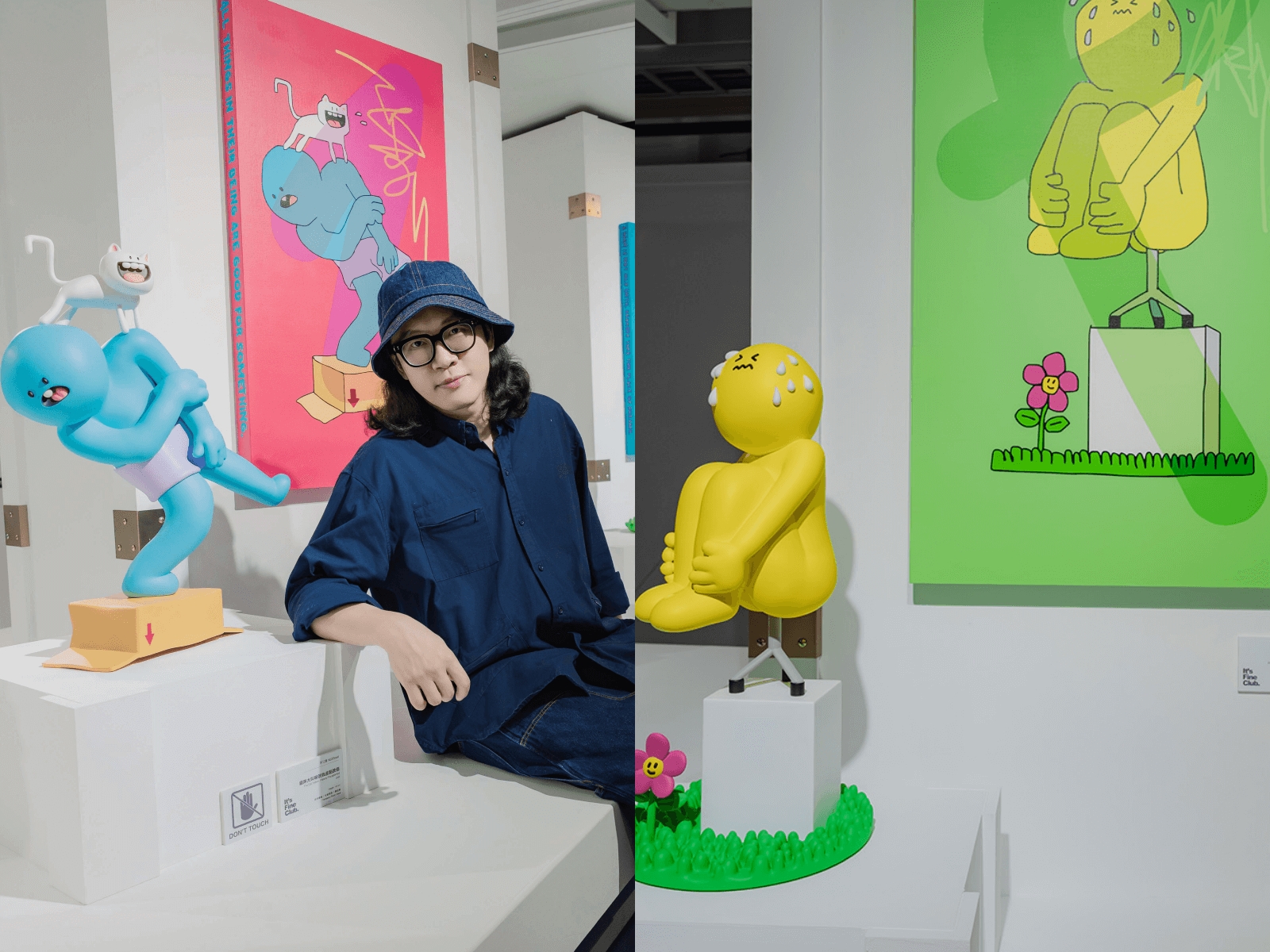 《It's Fine Club》沒關係俱樂部正式登場！不二良全新藝術計畫——以黑色幽默重新解讀人生卡關時刻