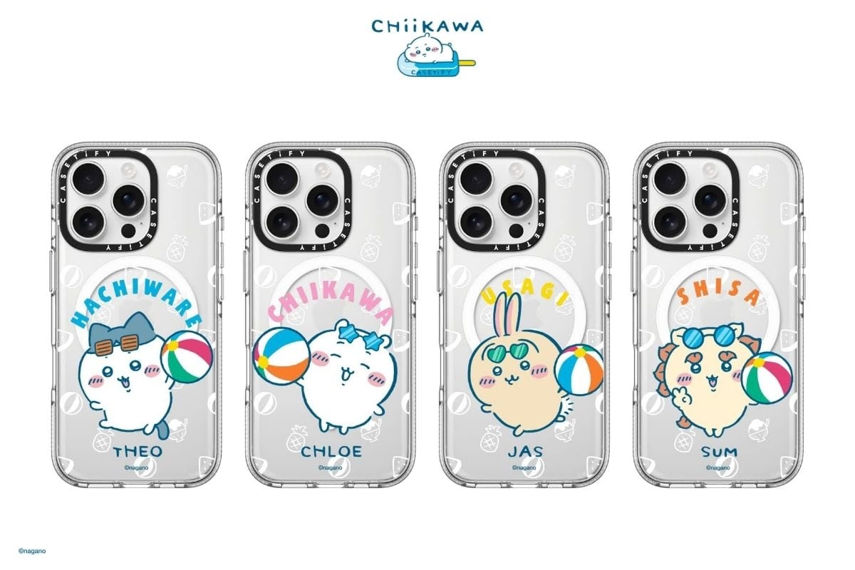 吉友看過來！CASETiFY 再度攜手《吉伊卡哇》推出聯名系列，與小八貓、兔兔、獅薩一起度過最 Chill 的夏日泳池派對