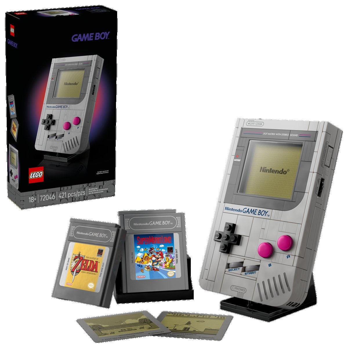 LEGO 樂高 x 任天堂「Game Boy」積木版登場!忠實還原 1989 經典掌機,發售時間搶先一覽!