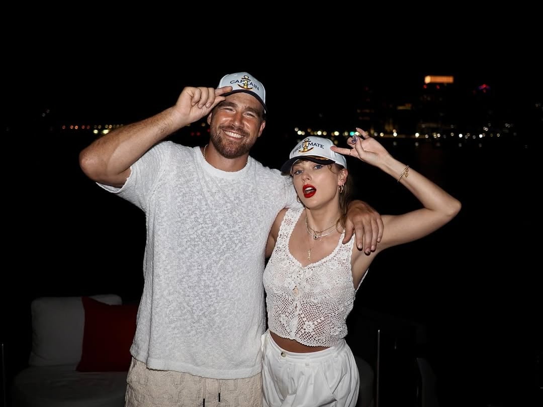 泰勒絲 Taylor Swift 男友特拉維斯凱爾西 Travis Kelce 首度公開「男方視角」約會照！手機桌布放閃引熱議！