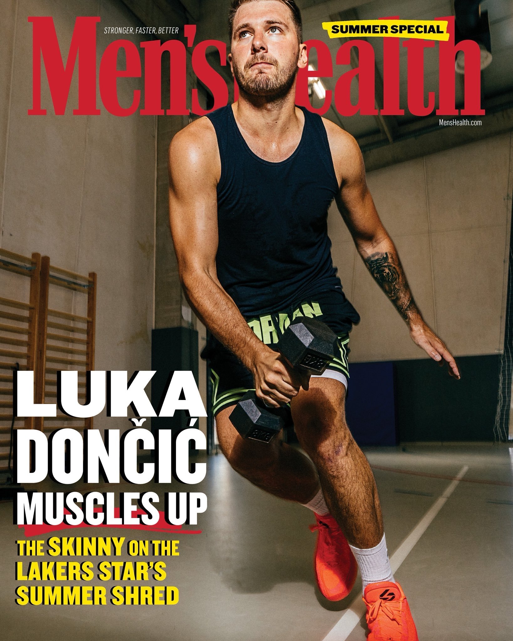 NBA/Luka Doncic 拍雜誌精實肌肉炸裂!本人親曝「瘦身菜單」完整曝光!