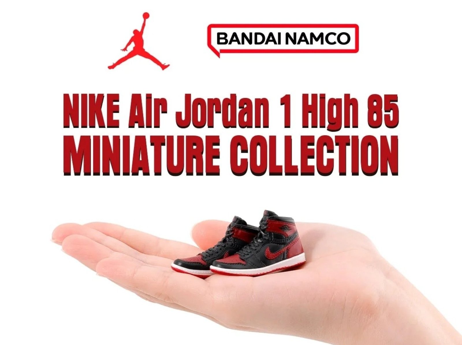 萬代南夢宮攜手 Jordan Brand 打造「迷你 AJ1 球鞋模型」，限定 18 種配色鞋迷必收！