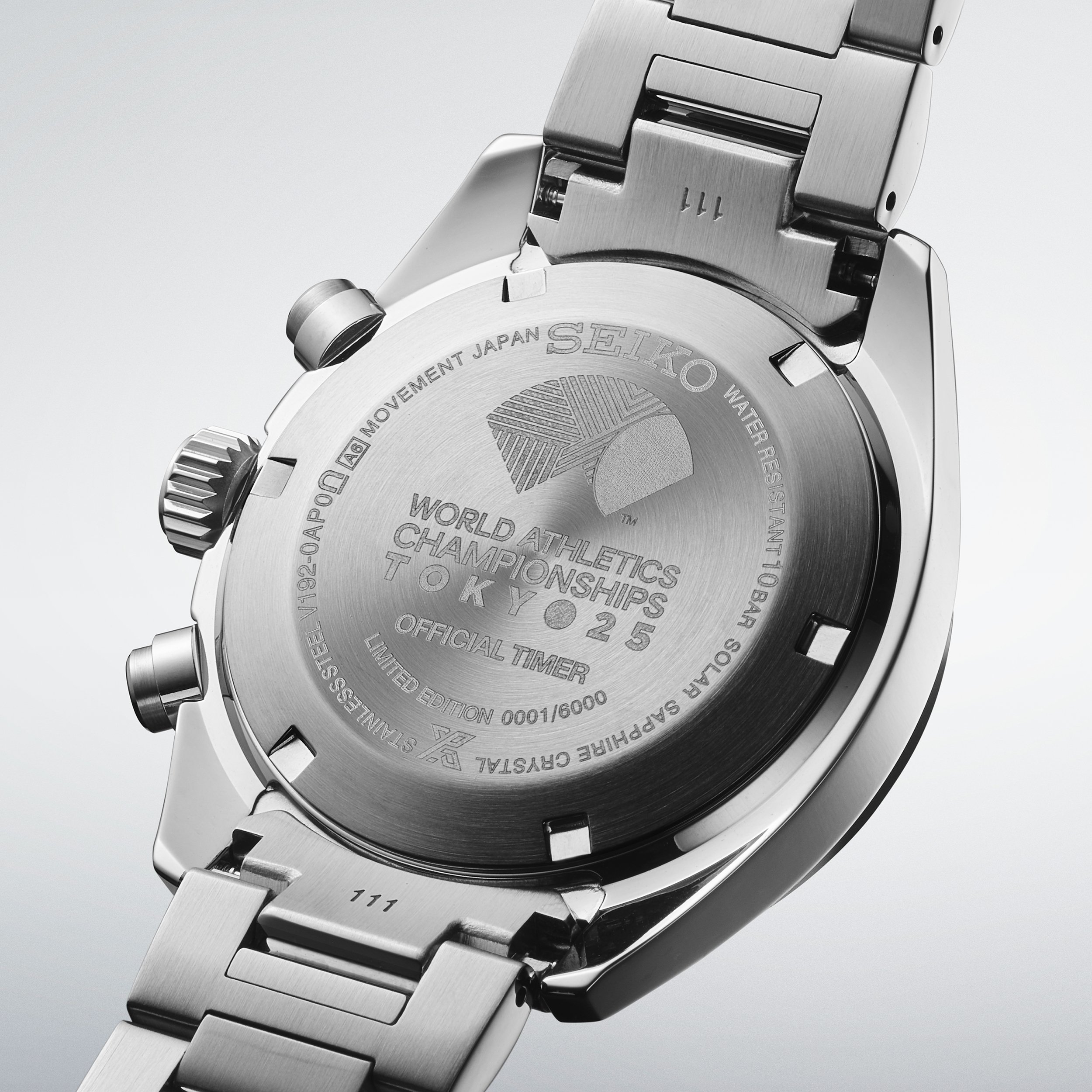 慶祝「2025東京世界田徑錦標賽」SEIKO推出Prospex SpeedTimer 太陽能計時腕錶，向頂尖運動員致敬！