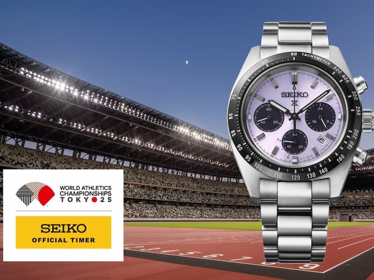 慶祝「2025東京世界田徑錦標賽」SEIKO推出Prospex SpeedTimer 太陽能計時腕錶，向頂尖運動員致敬！