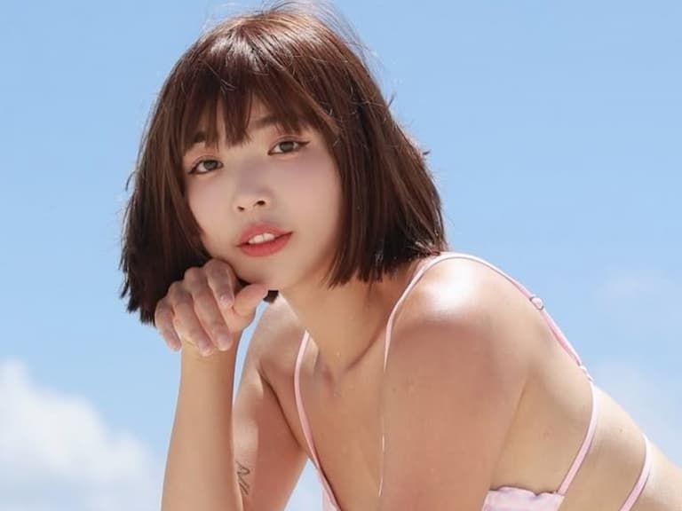 一隻阿圓沙灘泳裝照超熱辣，堪稱寫真集等級直接封神！【野生抓正妹】