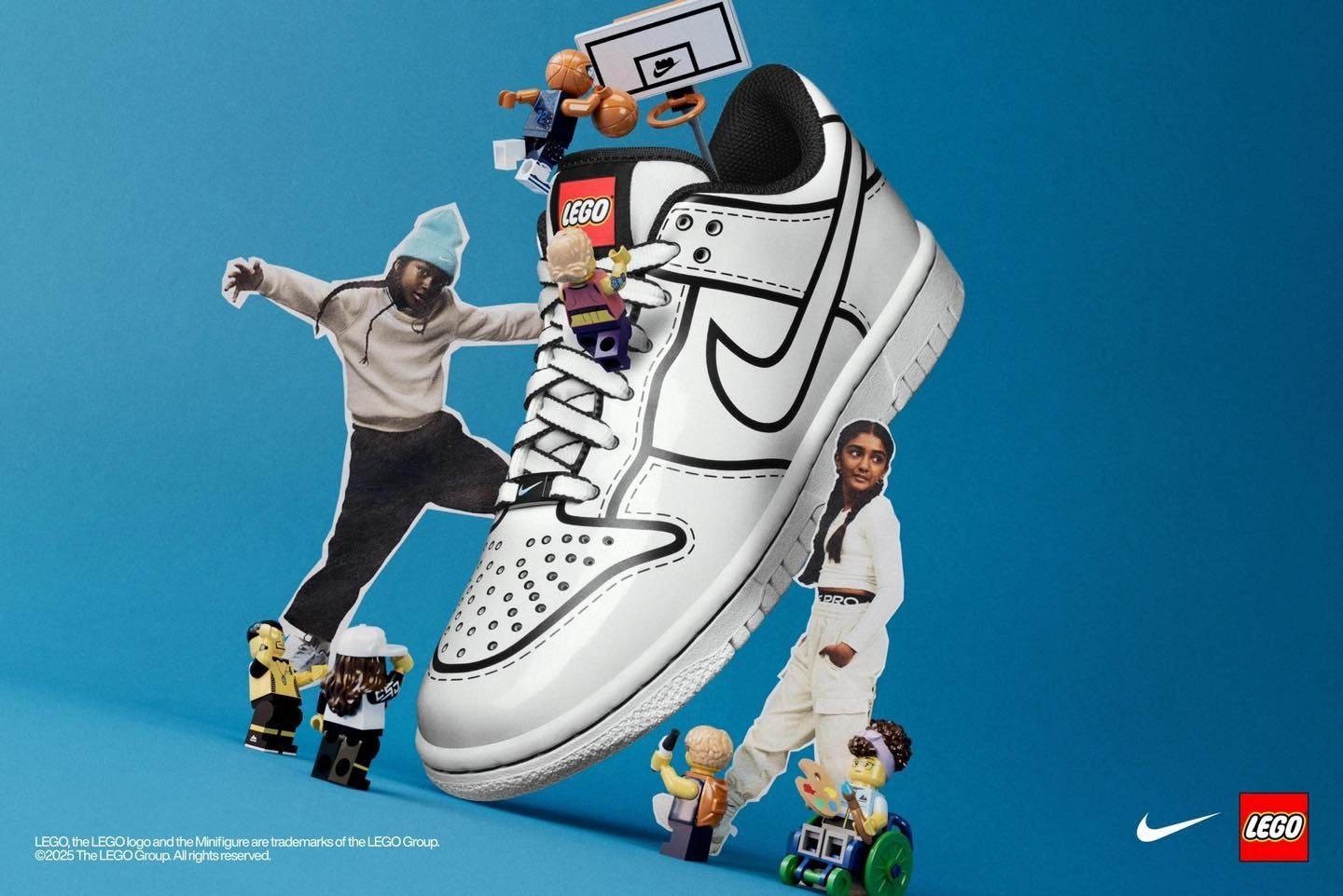 LEGO × Nike 再推第二波聯名系列！顆粒感籃球、Nike Dunk Low 同步登場，完整發售資訊一覽！
