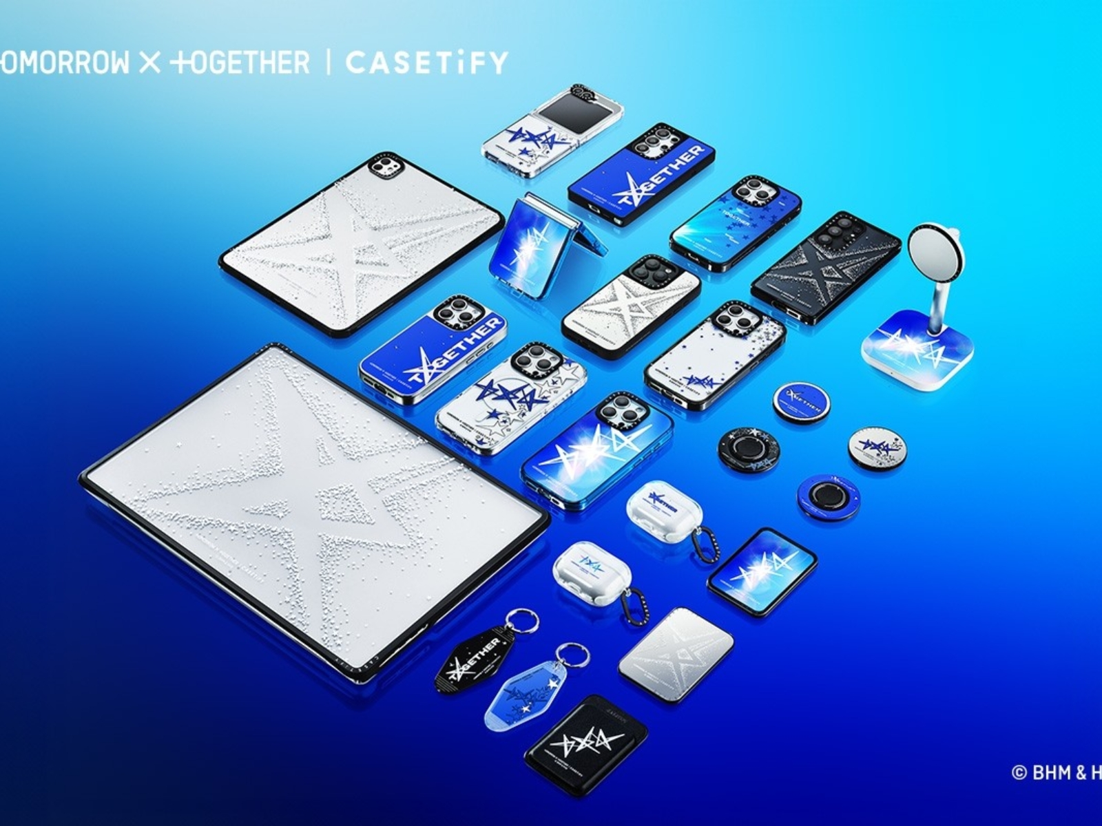 CASETiFY 與韓國人氣男團 TOMORROW X TOGETHER 推出最新聯名系列，成為 MOA 們最美好的生日祝福和禮物！