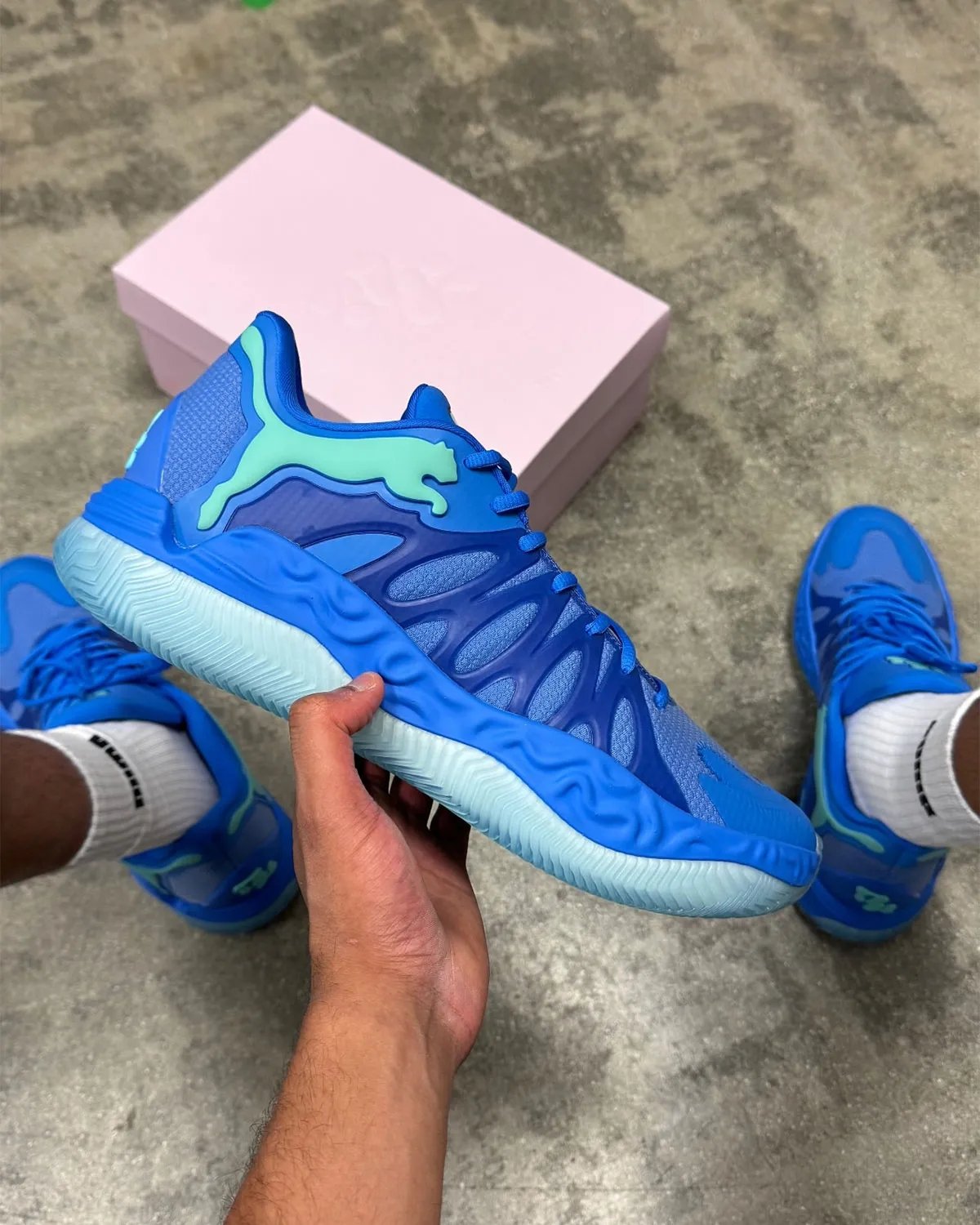 Tyrese Haliburton 親自曝光 PUMA Hali 1 全新藍色鞋款！完整細節搶先一覽！