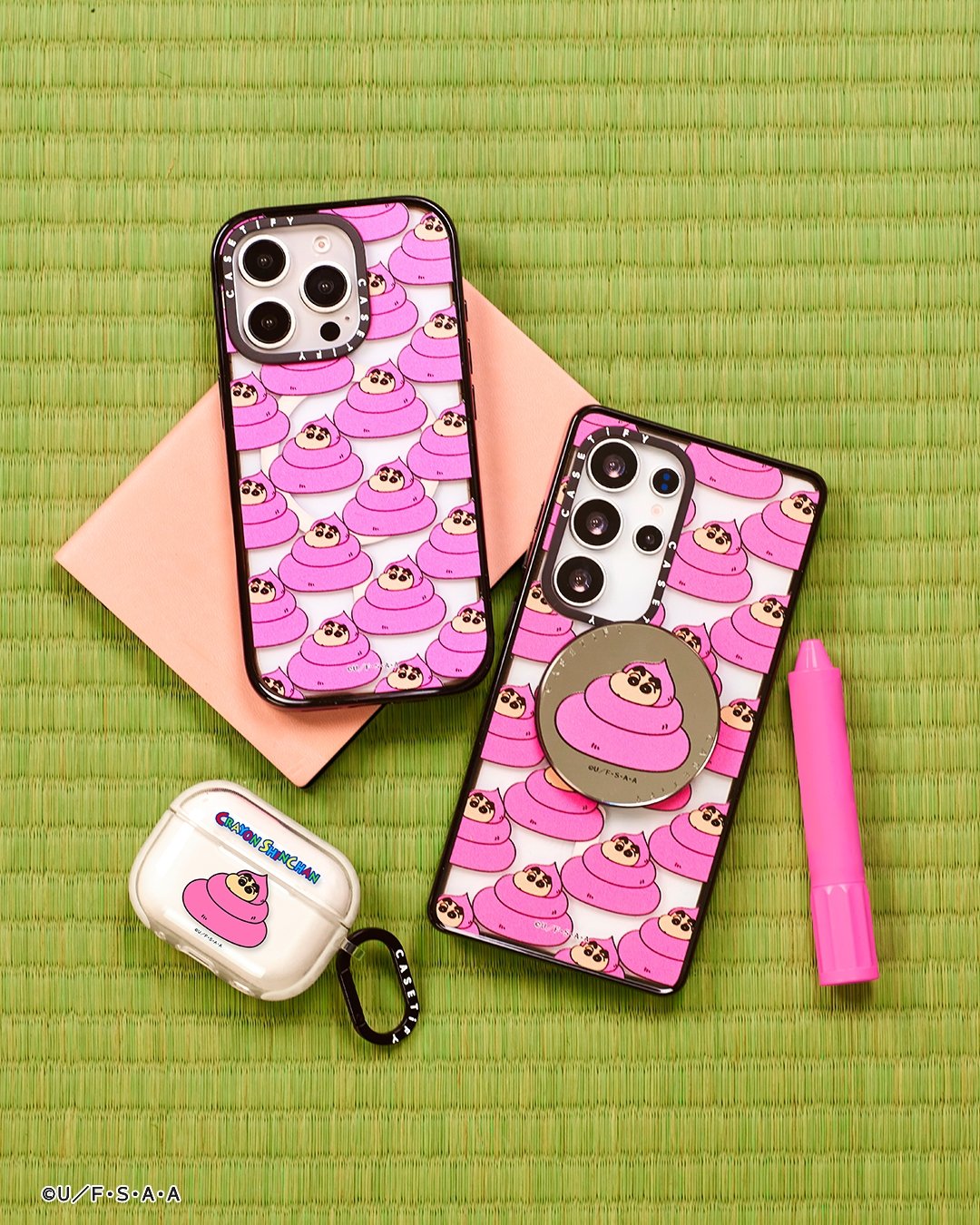 露屁屁外星人強勢來襲！蠟筆小新 x CASETiFY 聯名系列爆笑登場