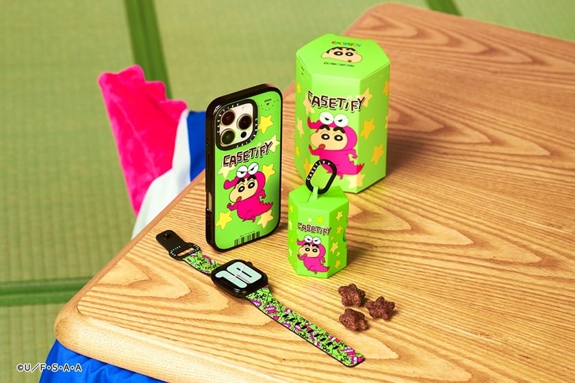 露屁屁外星人強勢來襲！蠟筆小新 x CASETiFY 聯名系列爆笑登場