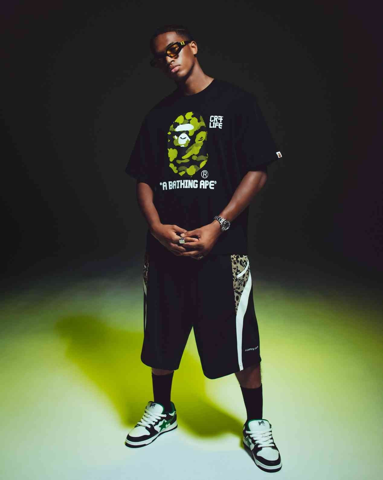 BAPE® x CR7 LIFE 聯名登場！「C 羅」草綠迷彩短 T、球衣⋯完整發售詳情搶先一覽！