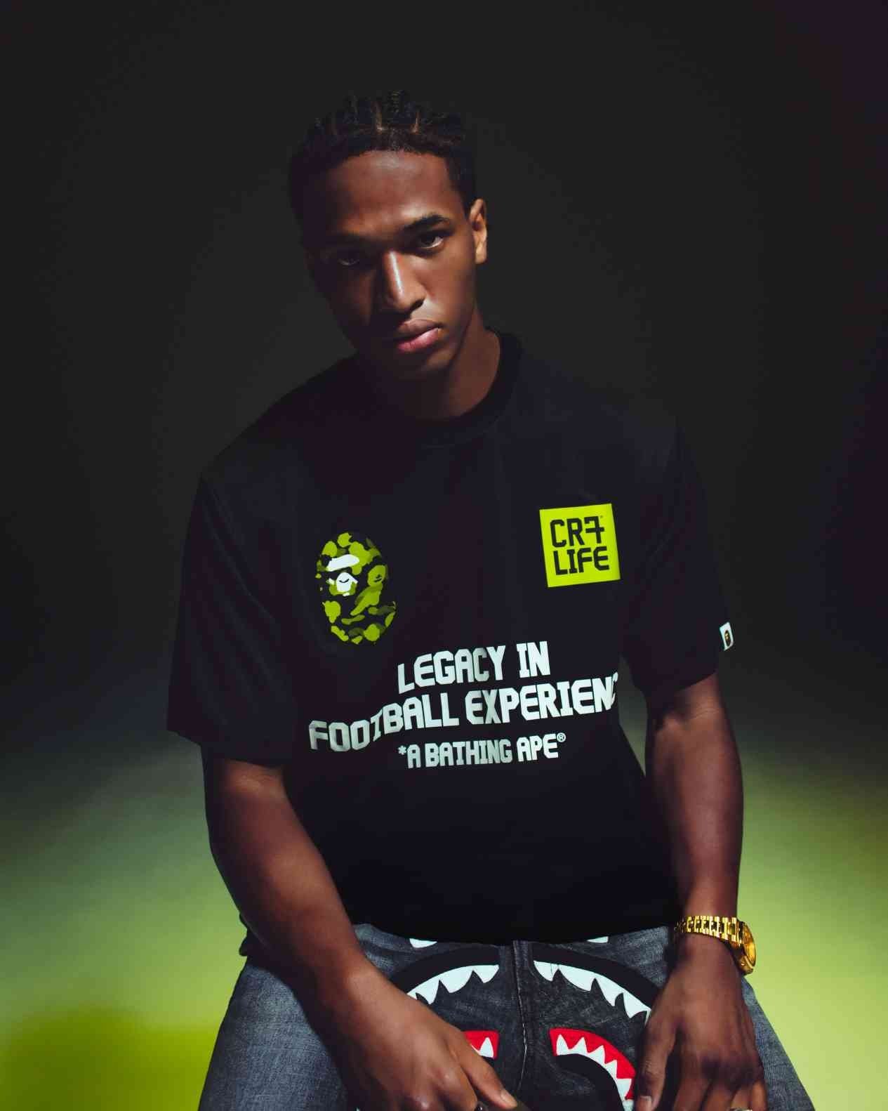 BAPE® x CR7 LIFE 聯名登場！「C 羅」草綠迷彩短 T、球衣⋯完整發售詳情搶先一覽！
