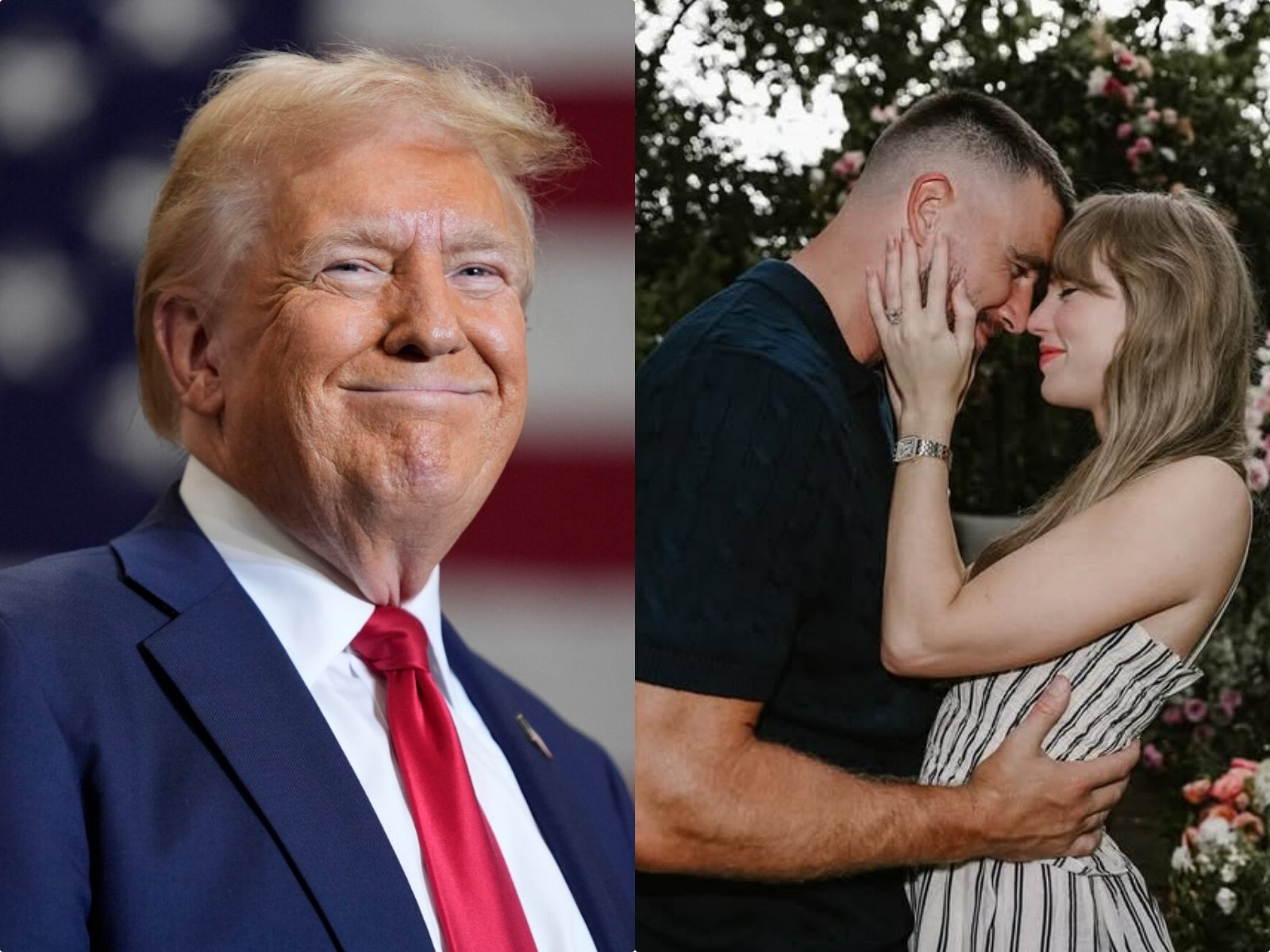 泰勒絲 Taylor Swift 與男友 Travis Kelce 訂婚！宿敵川普態度轉彎「脫口祝福」！