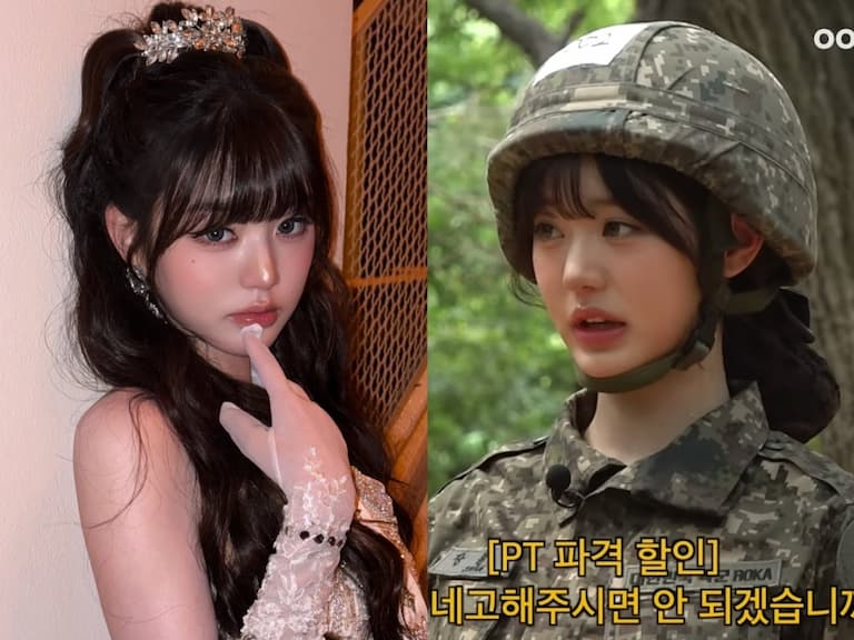 IVE 張員瑛入伍當兵初體驗？與 EXO KAI 一同挑戰軍中訓練，迷彩造型首度亮相！