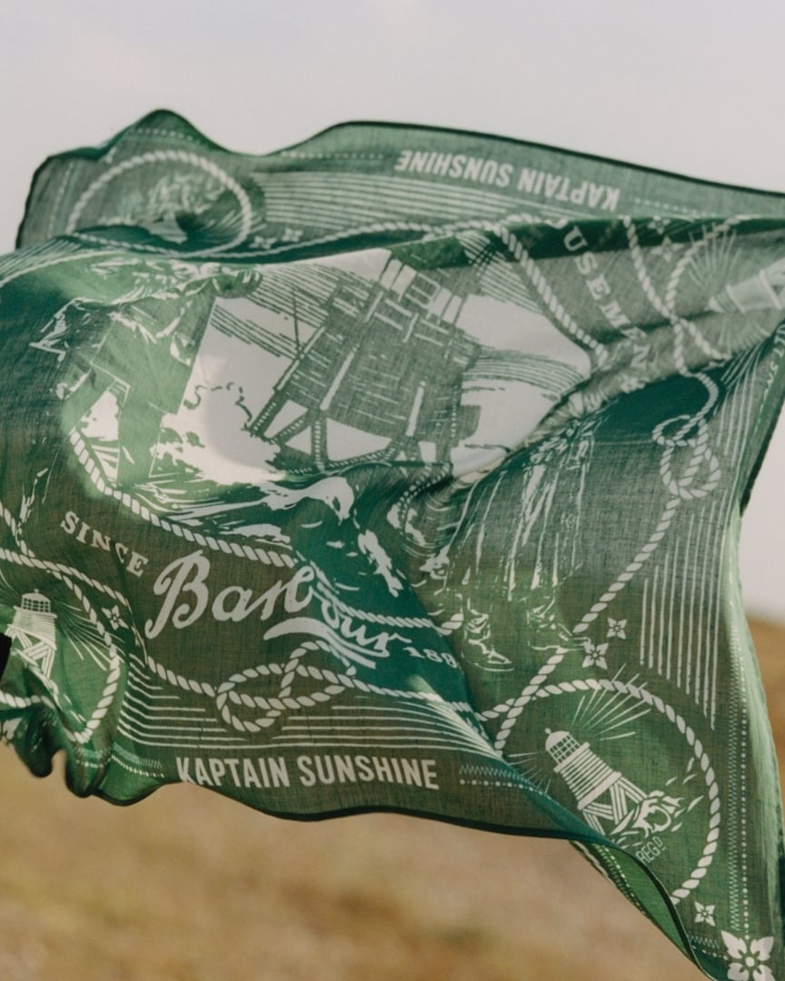 Barbour攜手Kaptain Sunshine推出AW25聯名系列