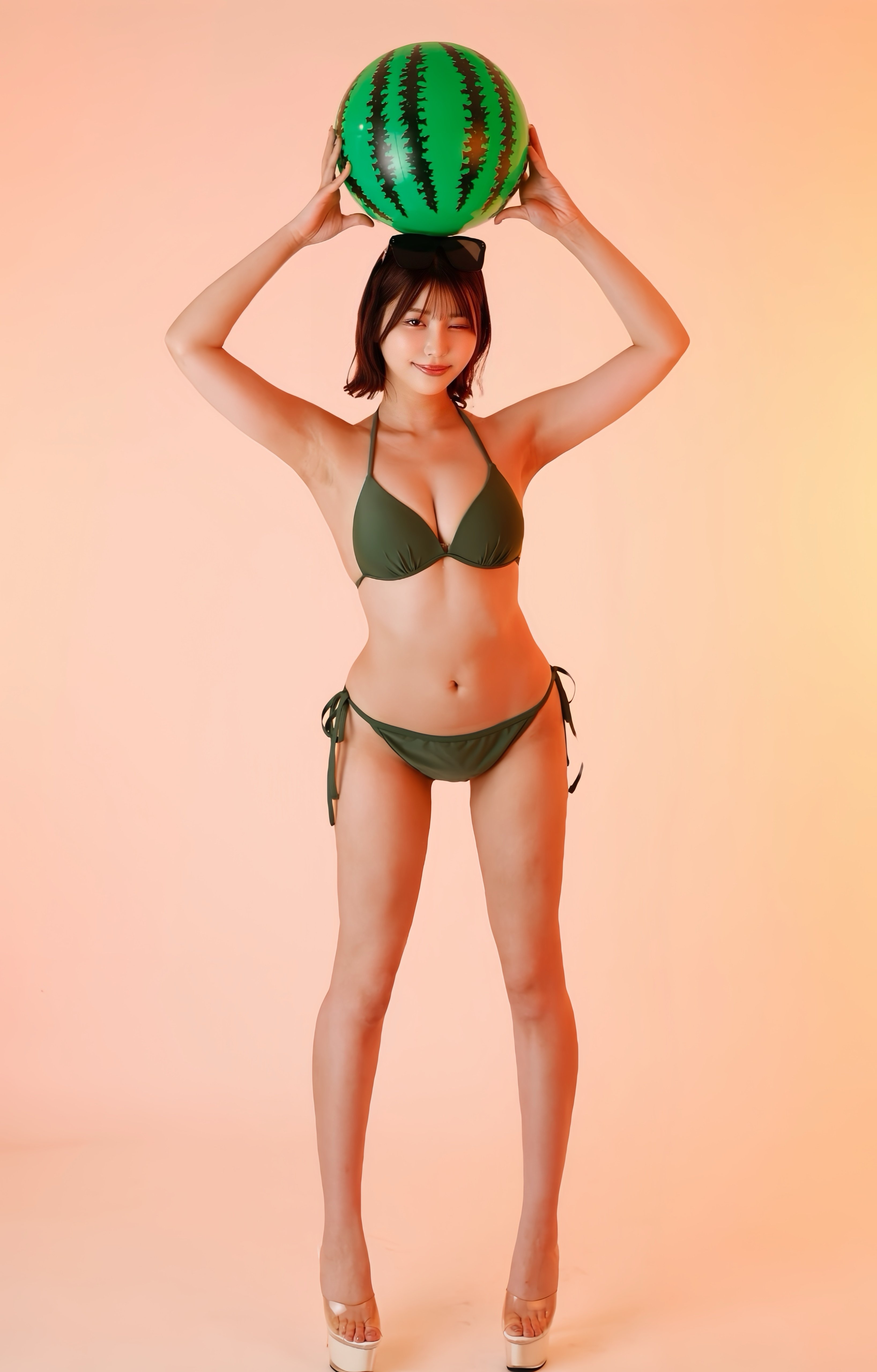 小倉由菜、桃園怜奈、唯井真尋、栗山莉緒 4 大AV女優夢幻合體來場《水著誘惑・泳裝派對》!