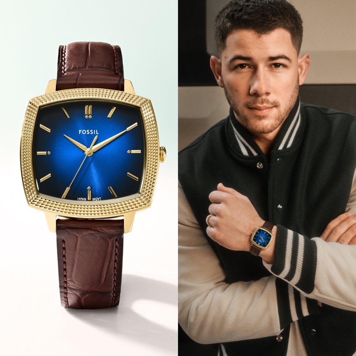 FOSSIL 與全球品牌大使 Nick Jonas 推出限量「Machine Luxe」系列