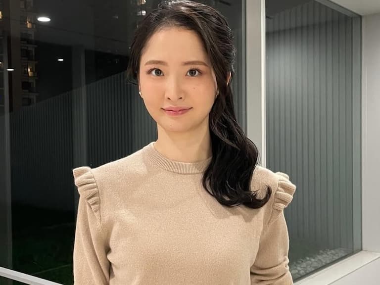 美女氣象主播「細川栞」疑似無罩播報，事後猛吸上萬人追蹤爆紅！【野生抓正妹】