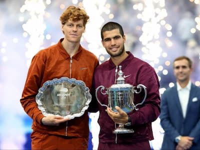 美網／Carlos Alcaraz 擊敗 Jannik Sinner 重返世界第一！向老對手開玩笑「見你比見家人還多！」