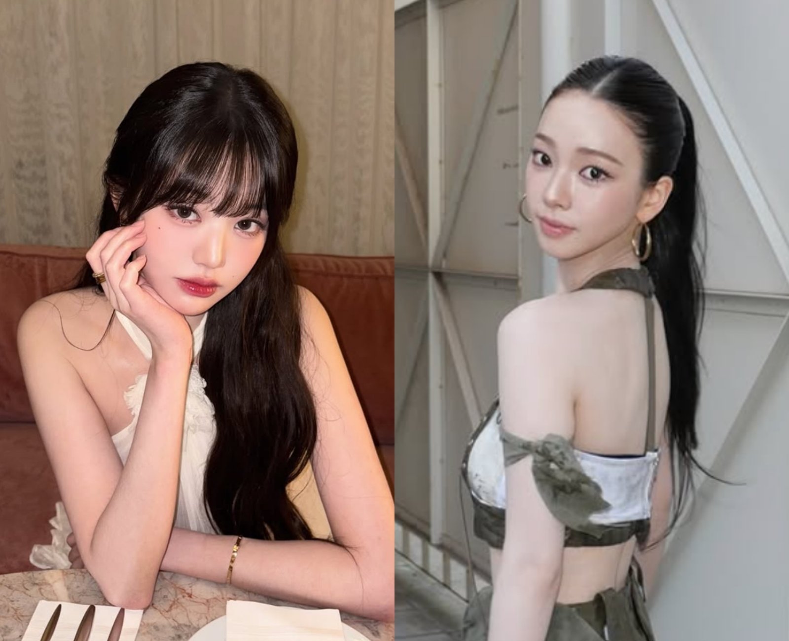 aespa Karina、IVE 張員瑛首度同框互動！粉絲讚：「勢均力敵的顏值天才」