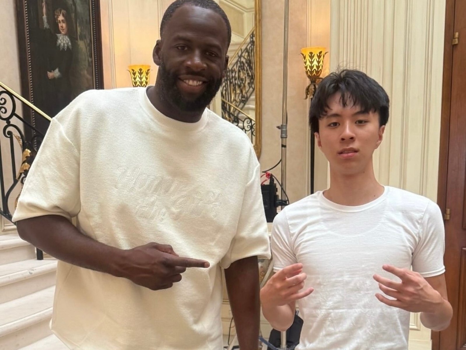 Ray 與 Draymond Green 籃球單挑！當面嗆聲對方「你打球很髒！」