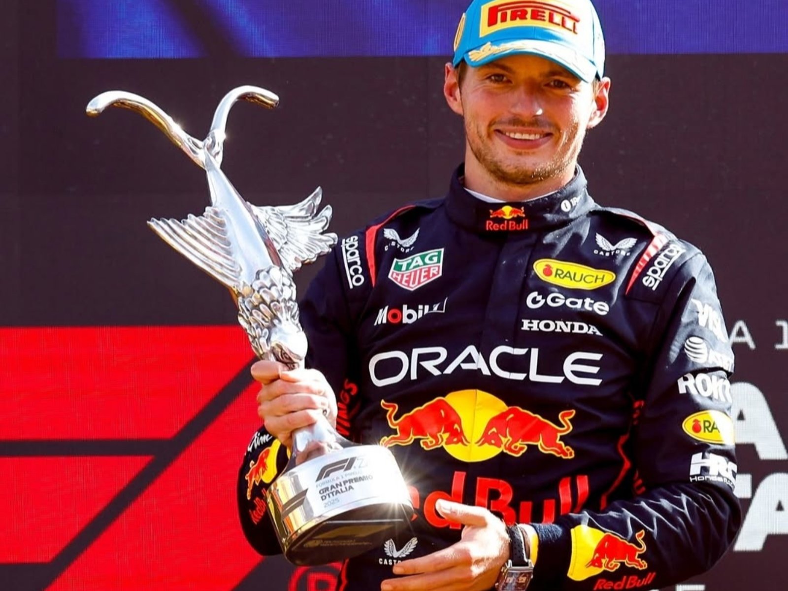 F1／Max Verstappen 義大利站封王！手戴 TAG Heuer Monaco 奢華腕錶曝光！