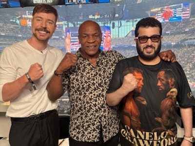 MrBeast 挑戰硬扛拳王泰森拳頭！肚子被暴揍一拳痛苦倒地畫面遭瘋傳！