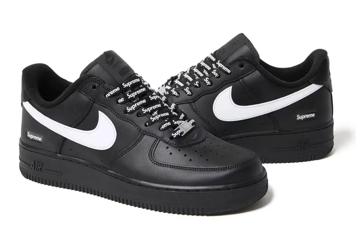 2025 秋季 Supreme x Nike Air Force 1 發售情報正式公佈!黑標 Box Logo 香到想兩色全收!