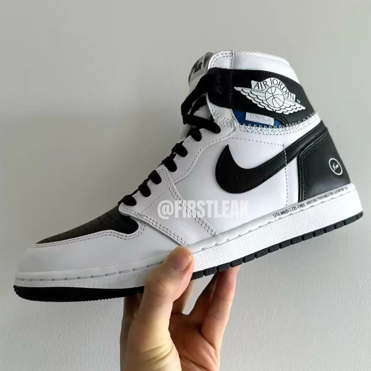 Fragment x Union x Air Jordan 1「黑白閃電」實鞋近照搶先看!三方聯名魔王級球鞋發售倒數!