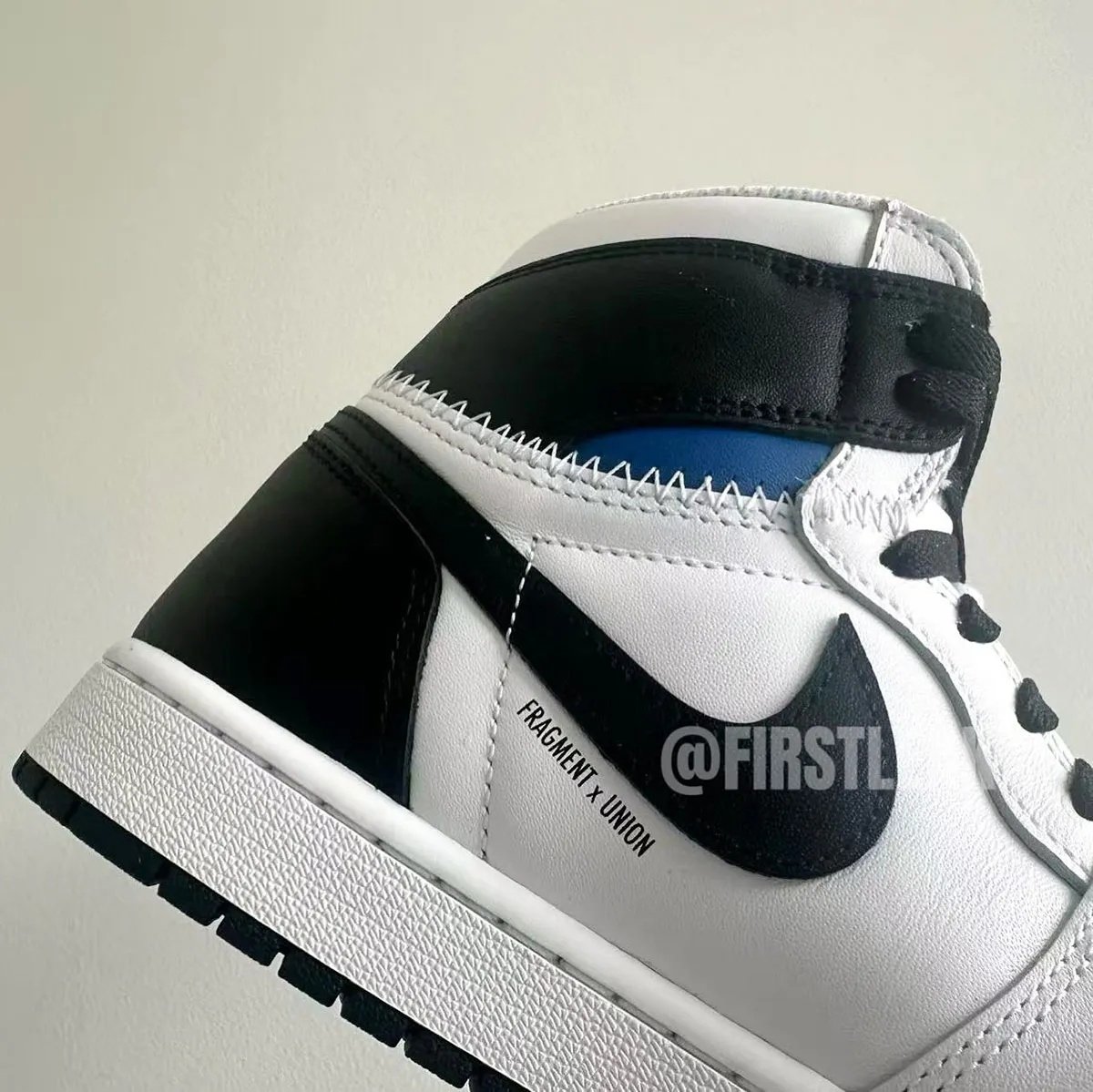 Fragment x Union x Air Jordan 1「黑白閃電」實鞋近照搶先看!三方聯名魔王級球鞋發售倒數!
