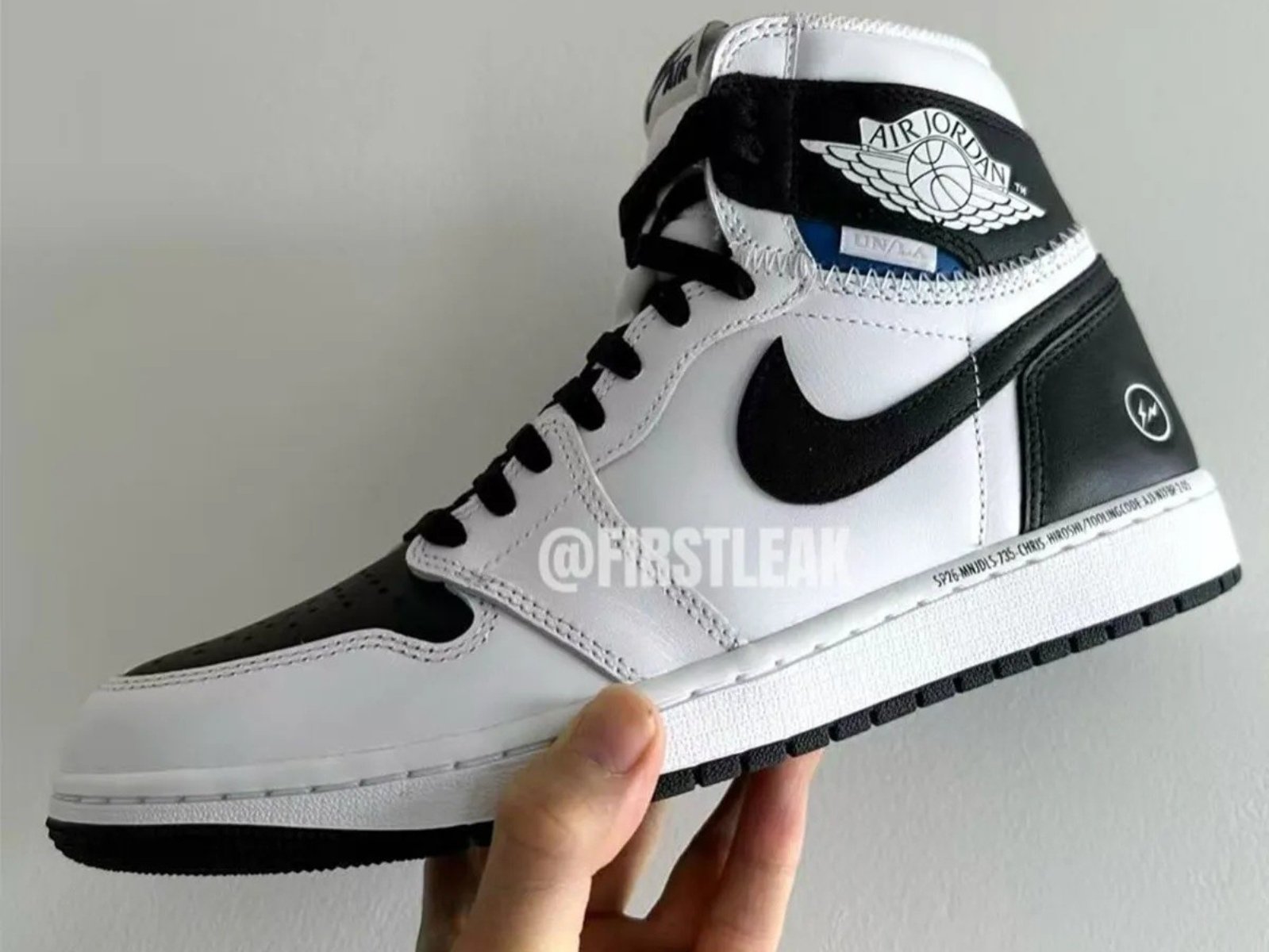 Fragment x Union x Air Jordan 1「黑白閃電」實鞋近照搶先看！三方聯名魔王級球鞋發售倒數！