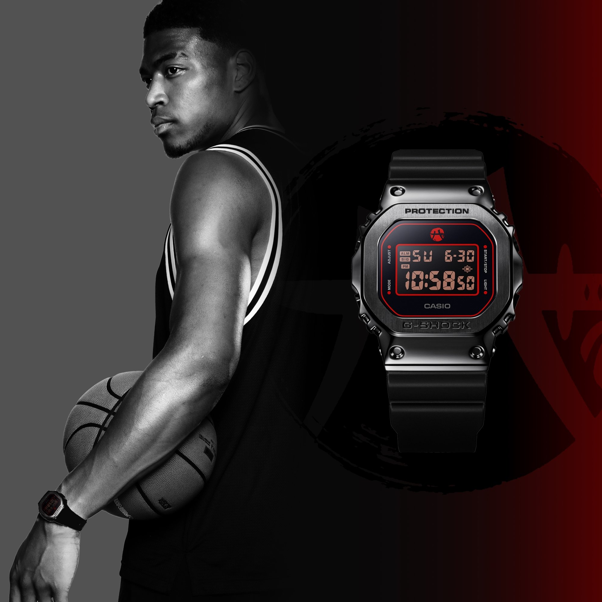G-SHOCK 第五度攜手八村壘！黑紅聯名腕錶完美體現日本武士精神