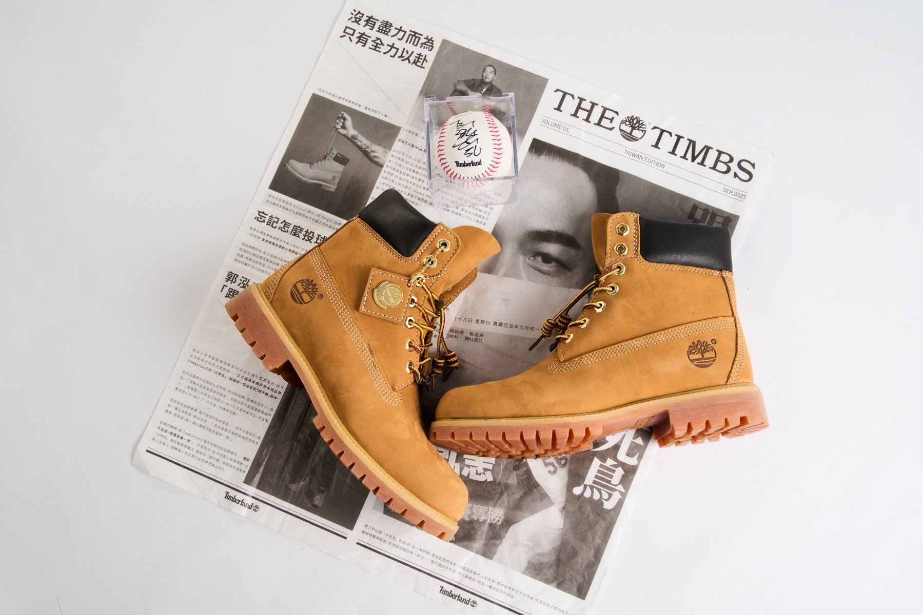 TIMBERLAND 攜手郭泓志發表聯名限定黃靴！台灣「踢不爛大隊長」詮釋不死鳥無畏精神！
