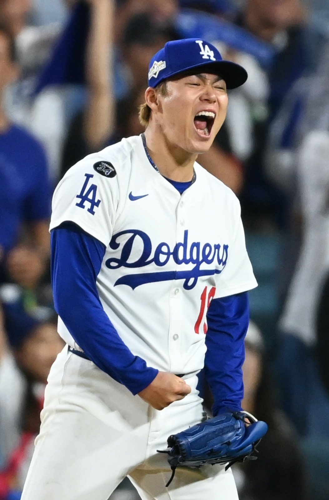 MLB／山本由伸狂飆 9K、化解滿壘危機霸氣怒吼！道奇擊敗紅人連續 13 年挺進分區系列賽！