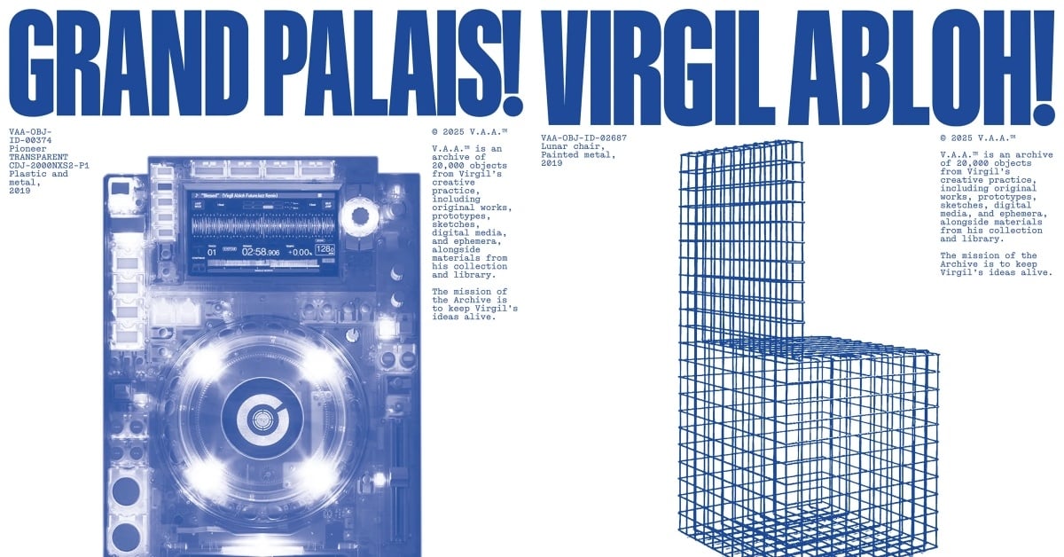 Virgil Abloh 特展登場！從 Off-White 到 Louis Vuitton：Virgil Abloh 如何改寫時尚語言？