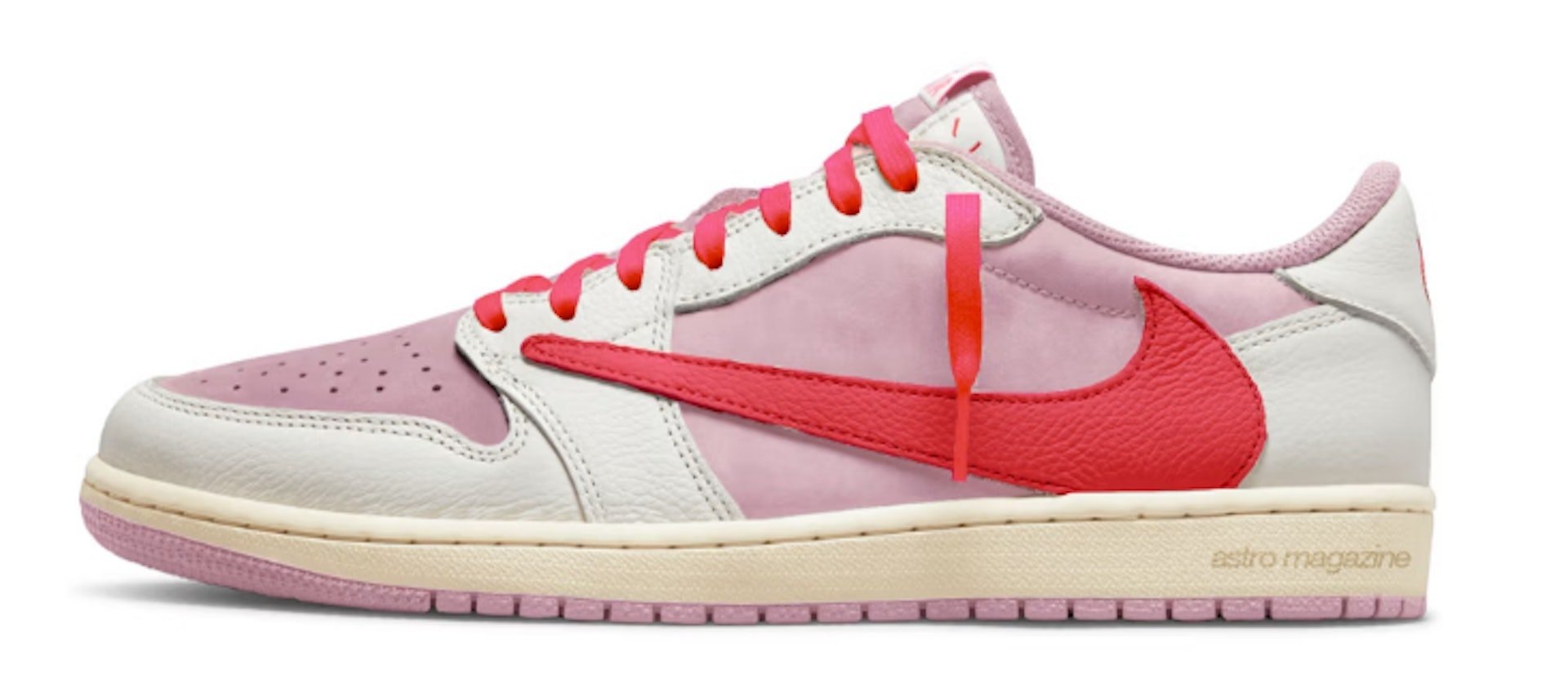 Travis Scott x Air Jordan 1「Shy Pink」發售情報釋出！史上「最美倒鉤」粉紅色調注入太吸睛！