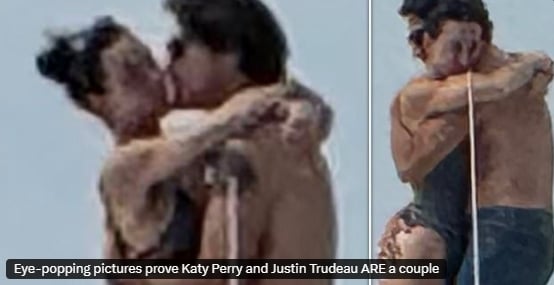 凱蒂佩芮 Katy Perry 爆熱戀杜魯道！遊艇擁吻照曝光引熱議！