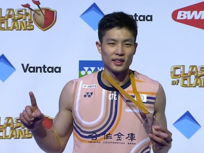 周天成北極公開賽男單二連霸！浴血奮戰「襪子都是血」直言想當孩童的榜樣！