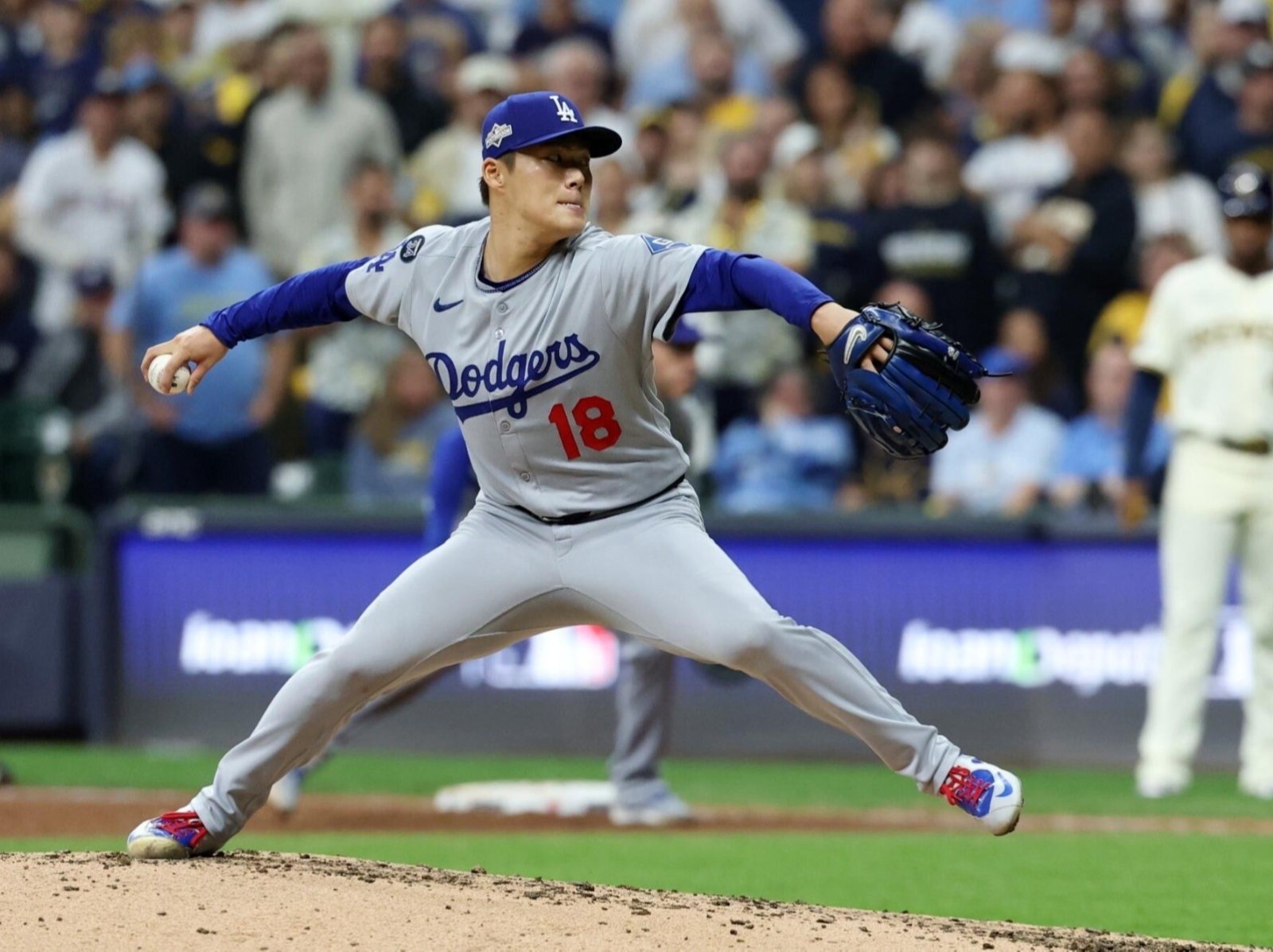 MLB／山本由伸完投 9 局飆 7K 壓制釀酒人打線！道奇國聯冠軍戰二連勝！
