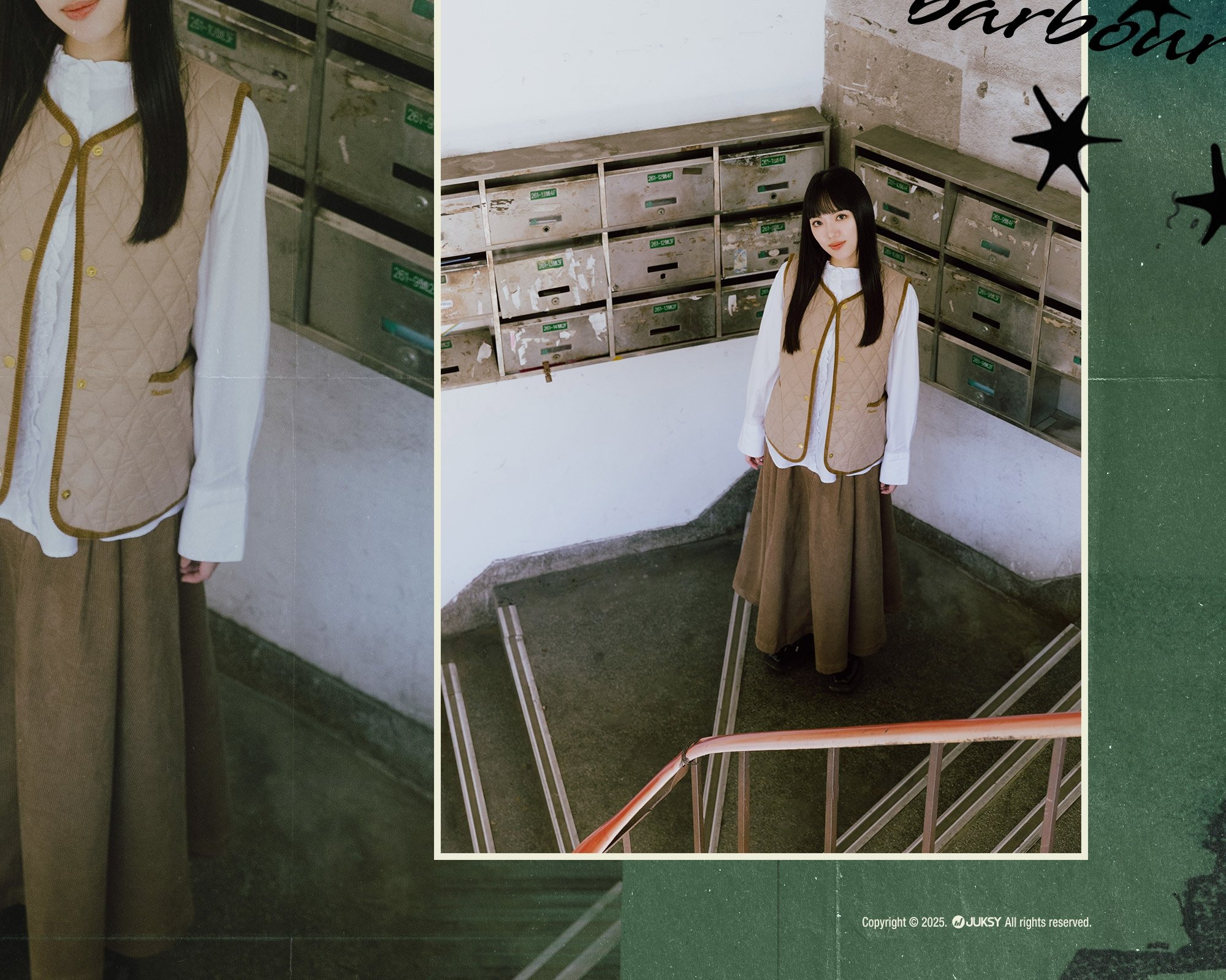 流行可能一夜之間被取代，Barbour 的經典油布與格紋設計卻能留下歲月印記，成為秋日最耐看的風格答案！