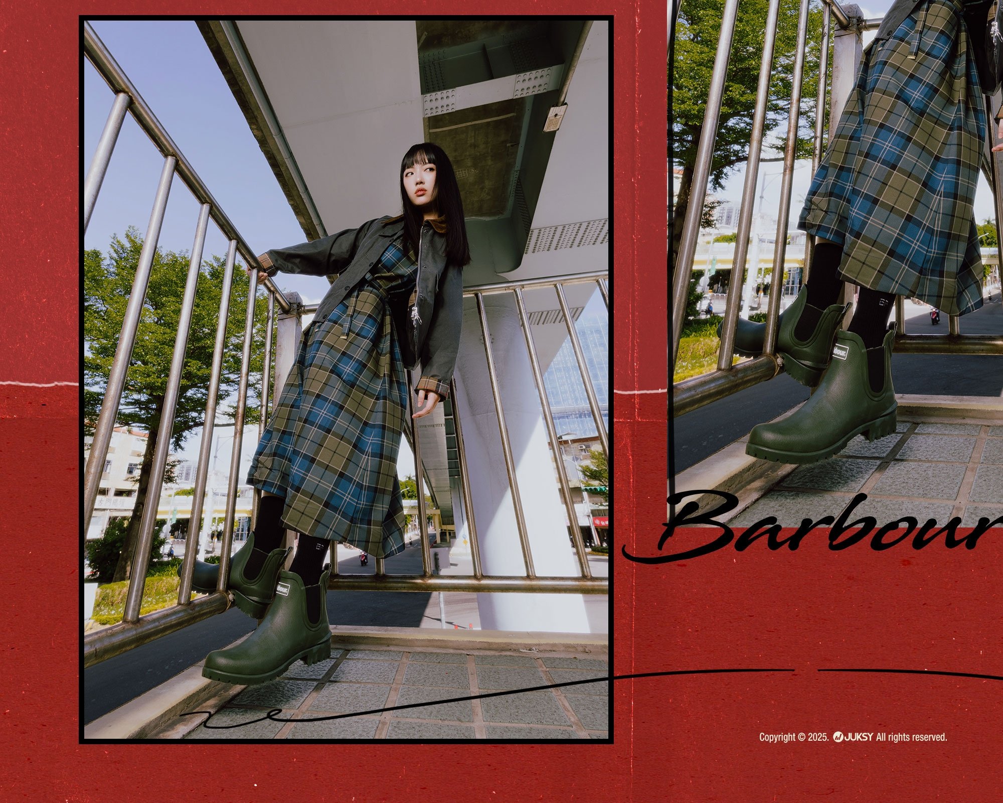 流行可能一夜之間被取代，Barbour 的經典油布與格紋設計卻能留下歲月印記，成為秋日最耐看的風格答案！