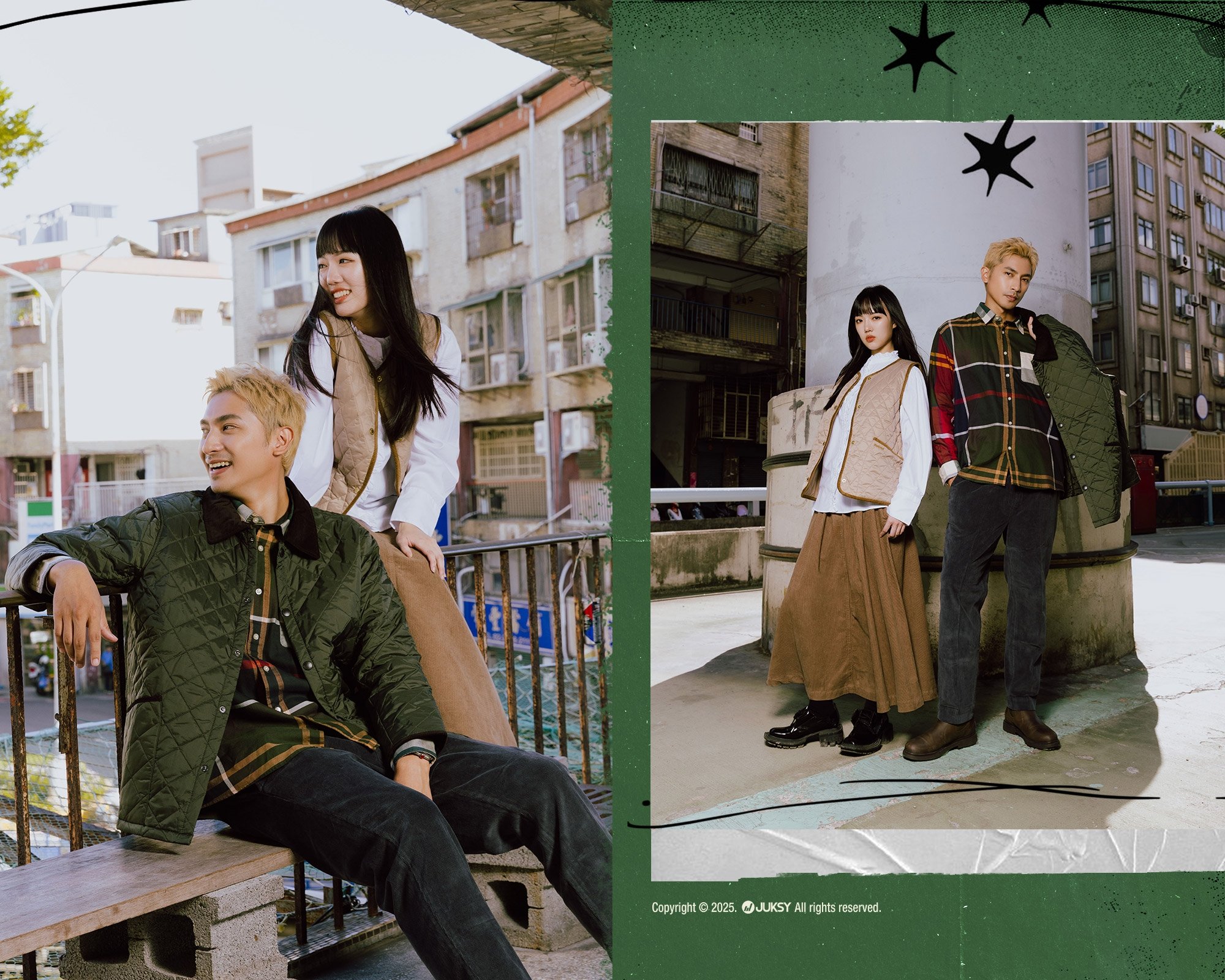 流行可能一夜之間被取代，Barbour 的經典油布與格紋設計卻能留下歲月印記，成為秋日最耐看的風格答案！