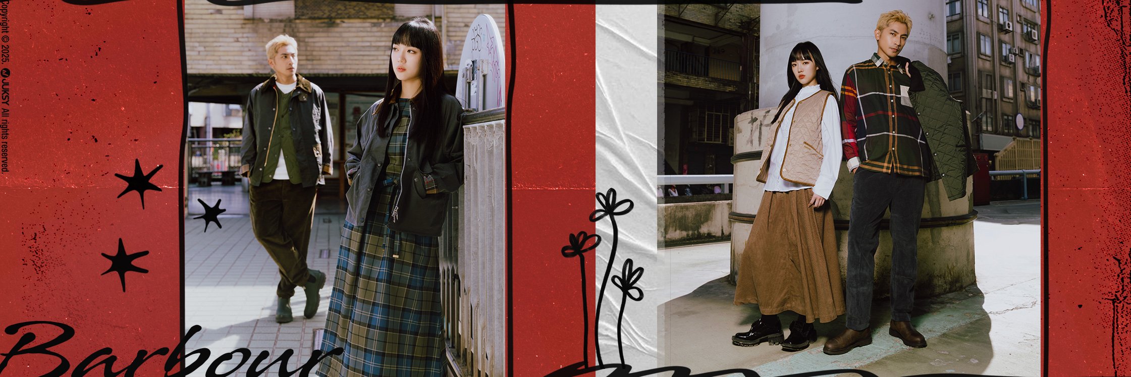 流行可能一夜之間被取代，Barbour 的經典油布與格紋設計卻能留下歲月印記，成為秋日最耐看的風格答案！