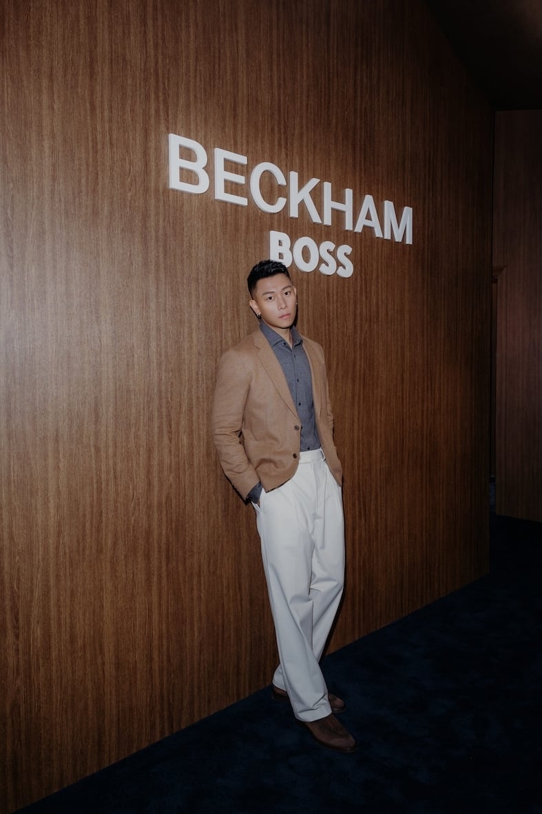 大衛貝克漢亮相 BECKHAM X BOSS 全新秋冬系列上 海限時體驗空間開幕活動