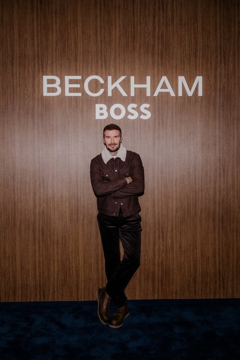 大衛貝克漢亮相 BECKHAM X BOSS 全新秋冬系列上 海限時體驗空間開幕活動