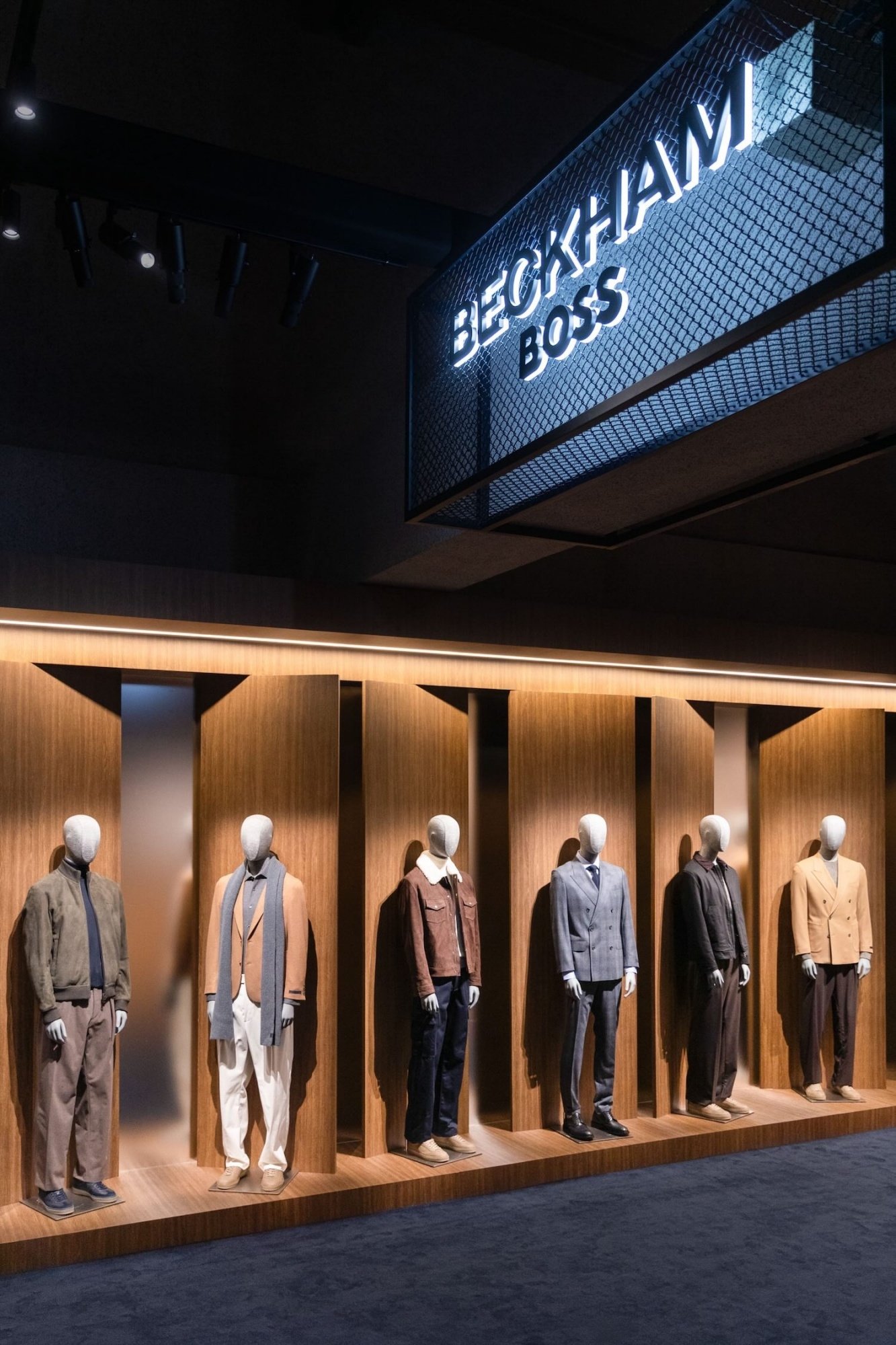 大衛貝克漢亮相 BECKHAM X BOSS 全新秋冬系列上 海限時體驗空間開幕活動