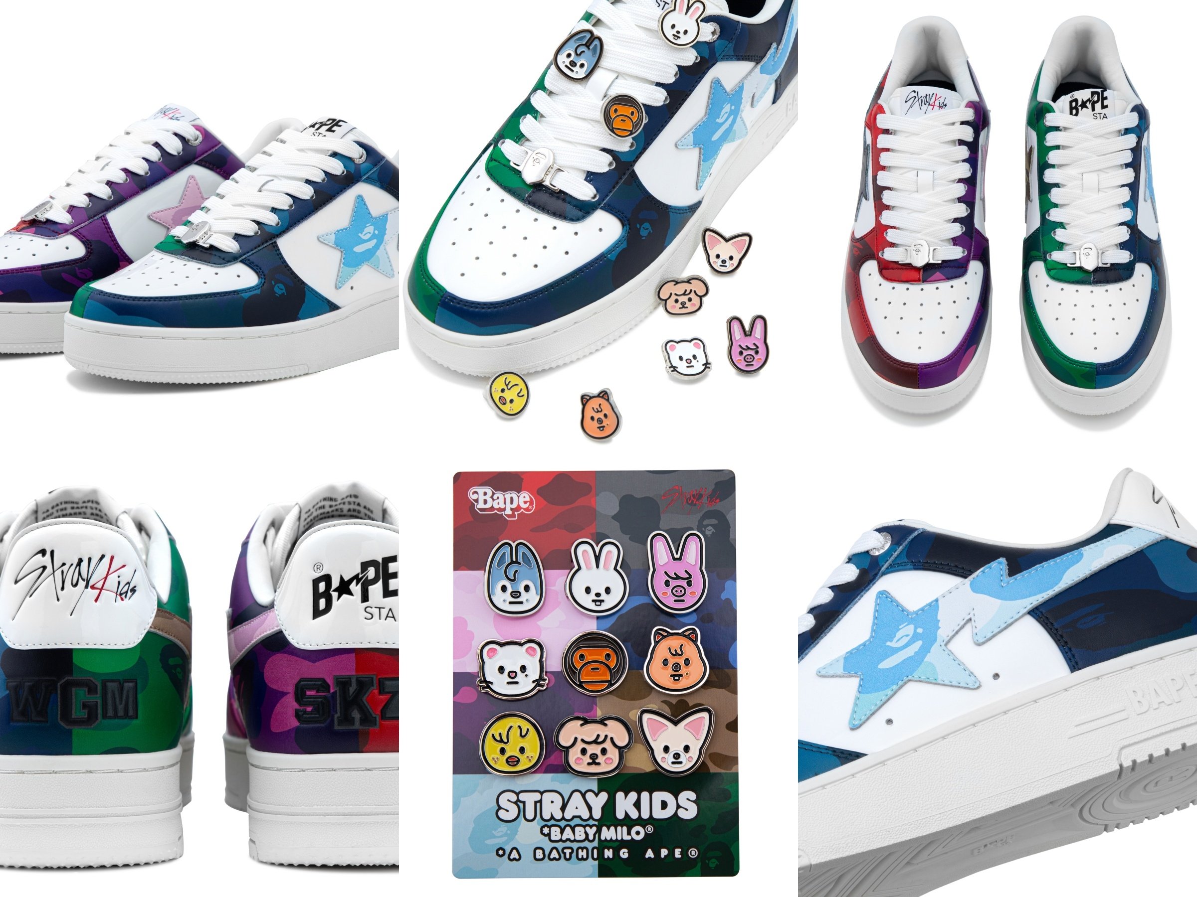 BAPE® x STRAY KIDS 聯名系列正式登場!街頭潮流與韓流能量的終極融合